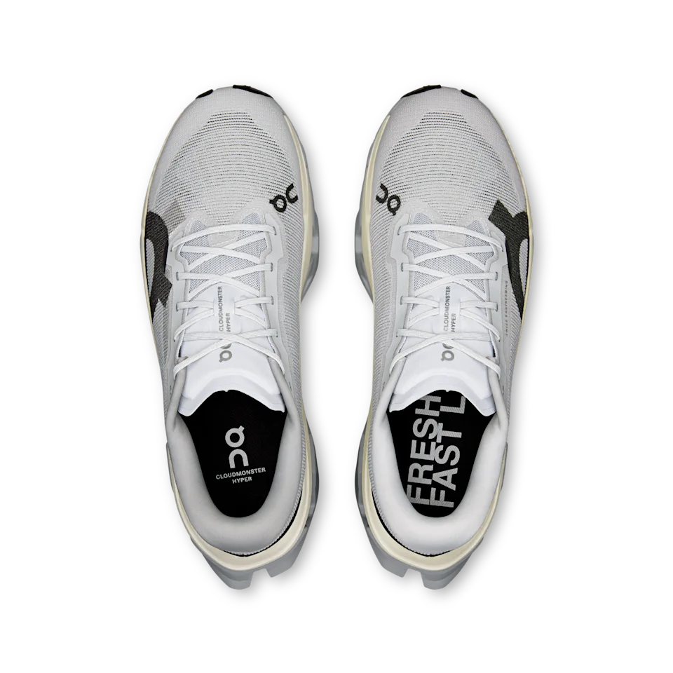 On Cloudmonster 3 Hyper Glacier & Black Masculino