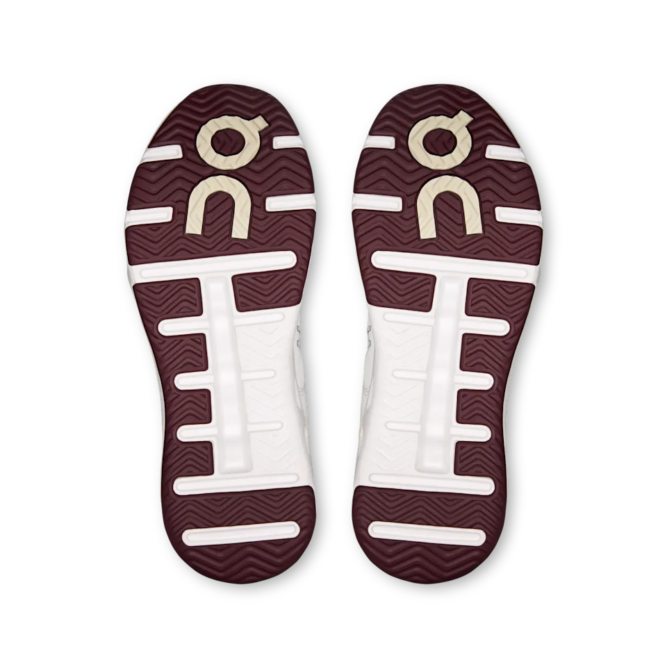 On THE ROGER Wildcard Ivory & Maroon Masculino