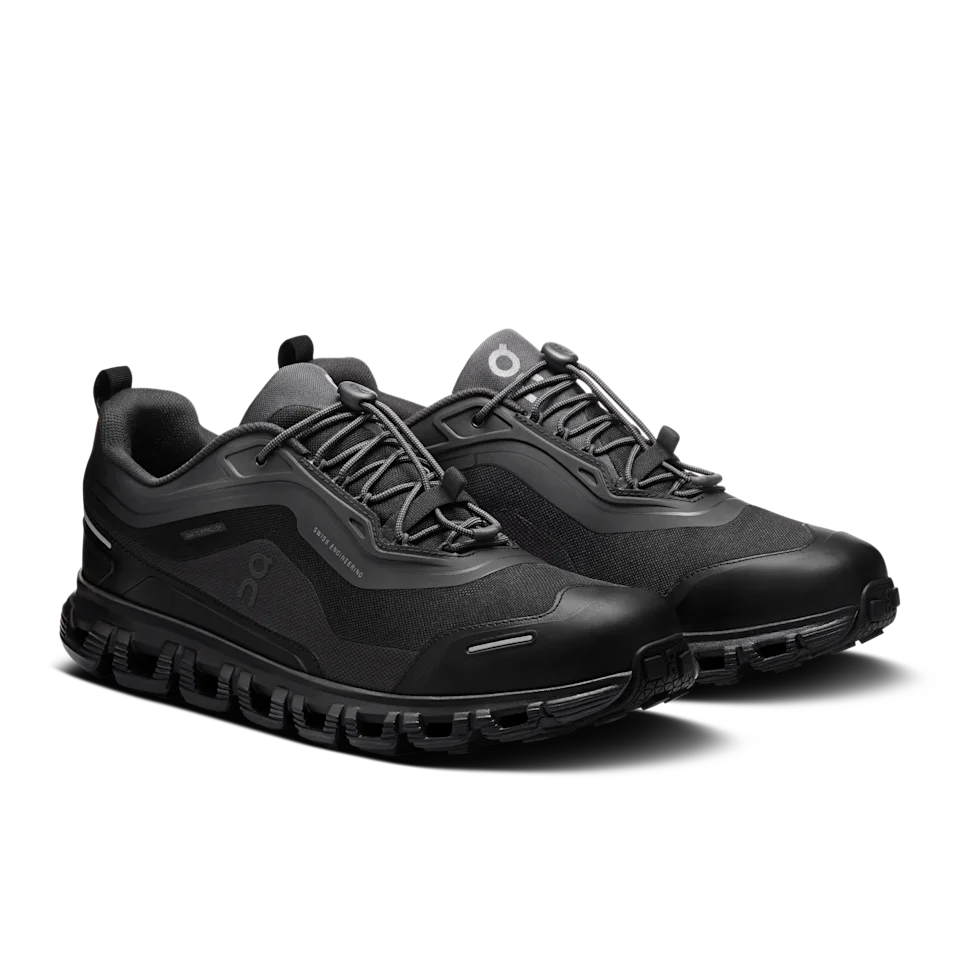 On Cloud 6 Geo Waterproof Black & Black Masculino