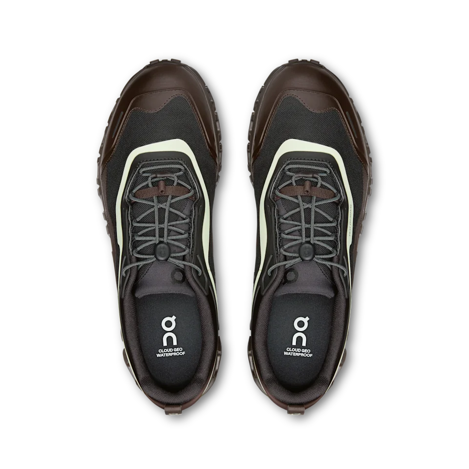 On Cloud 6 Geo Waterproof Black & Lima Masculino
