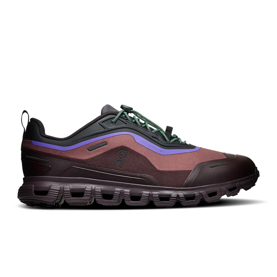 On Cloud 6 Geo Waterproof Black & Tyrian Masculino