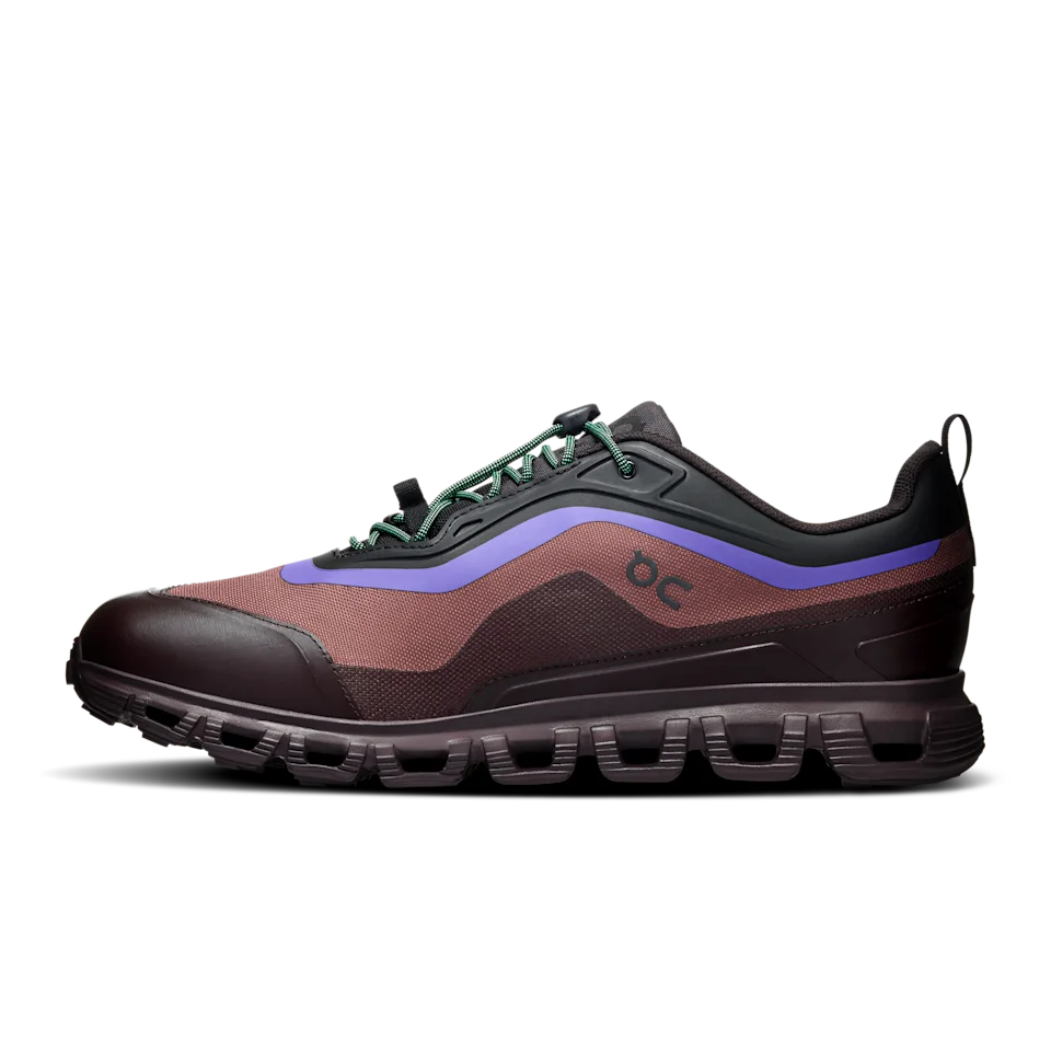 On Cloud 6 Geo Waterproof Black & Tyrian Masculino