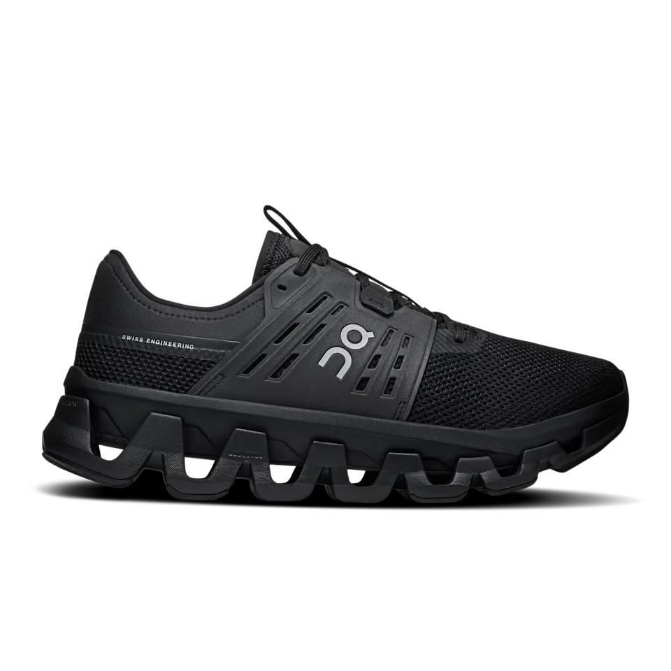 On Cloudswift Amp Black & Silver Masculino