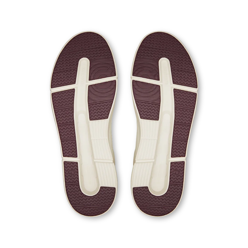 On THE ROGER Centre Court Ivory & Maroon Masculino