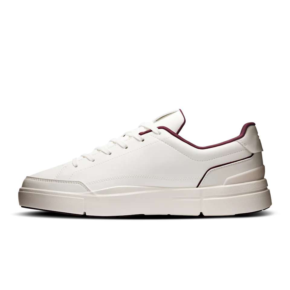 On THE ROGER Centre Court Ivory & Maroon Masculino