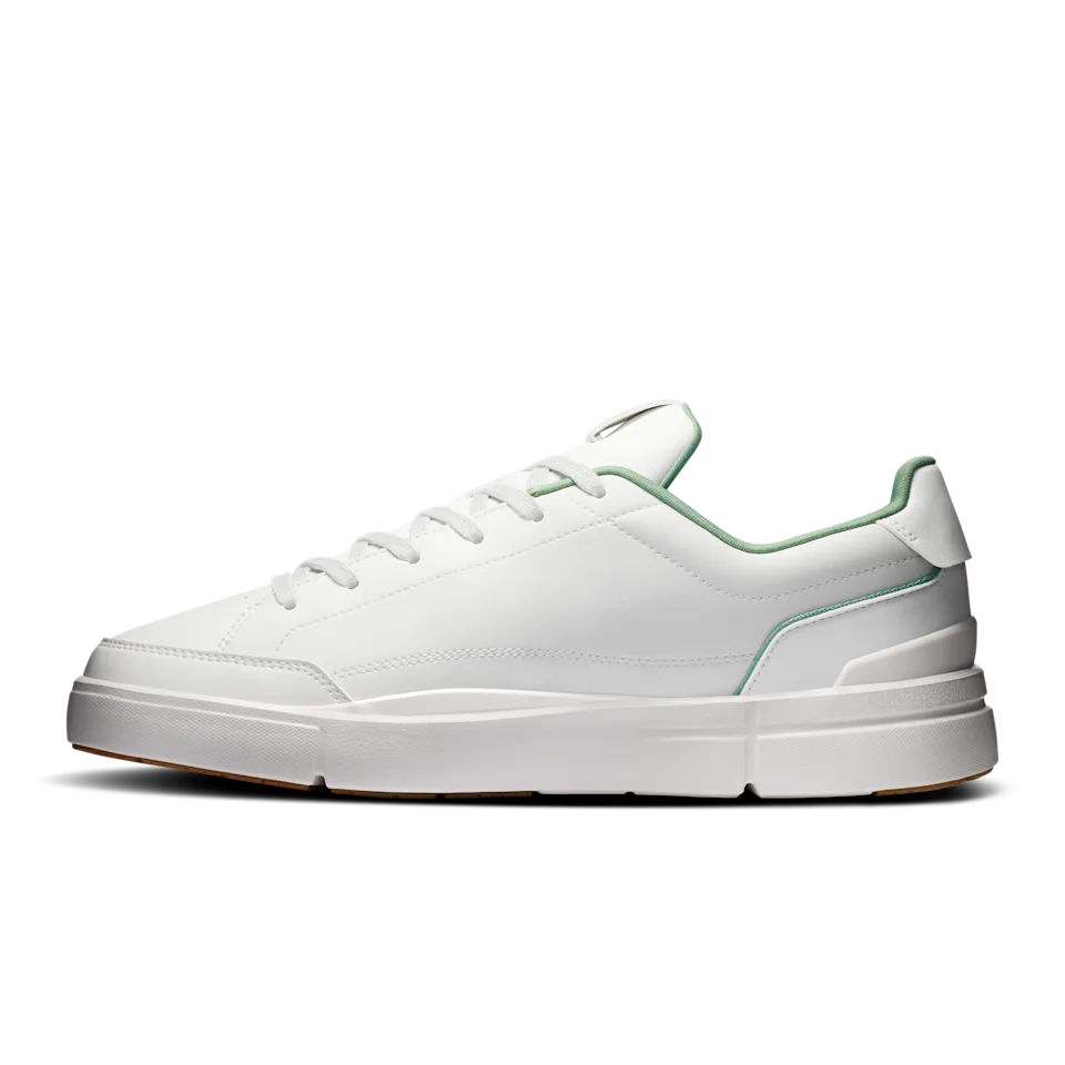 On THE ROGER Centre Court Ivory & Fern Masculino