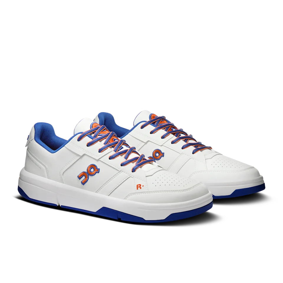 On THE ROGER Clubhouse Varsity White & Indigo Masculino