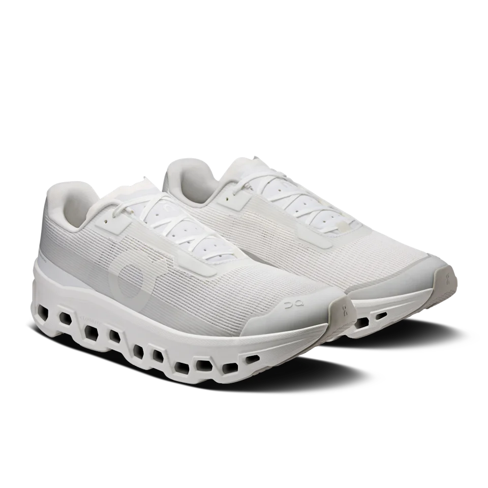 On Cloudmonster Void White & White Masculino