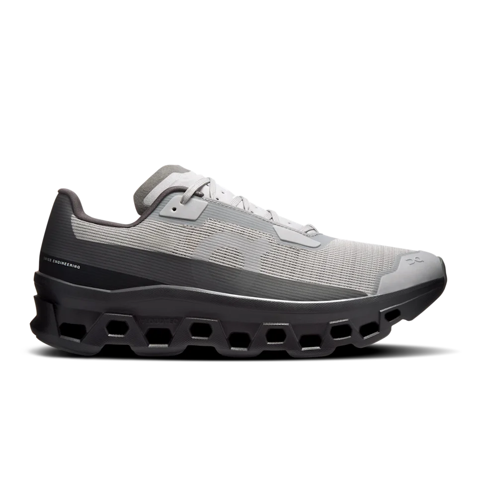 On Cloudmonster Void Alloy & Black Masculino