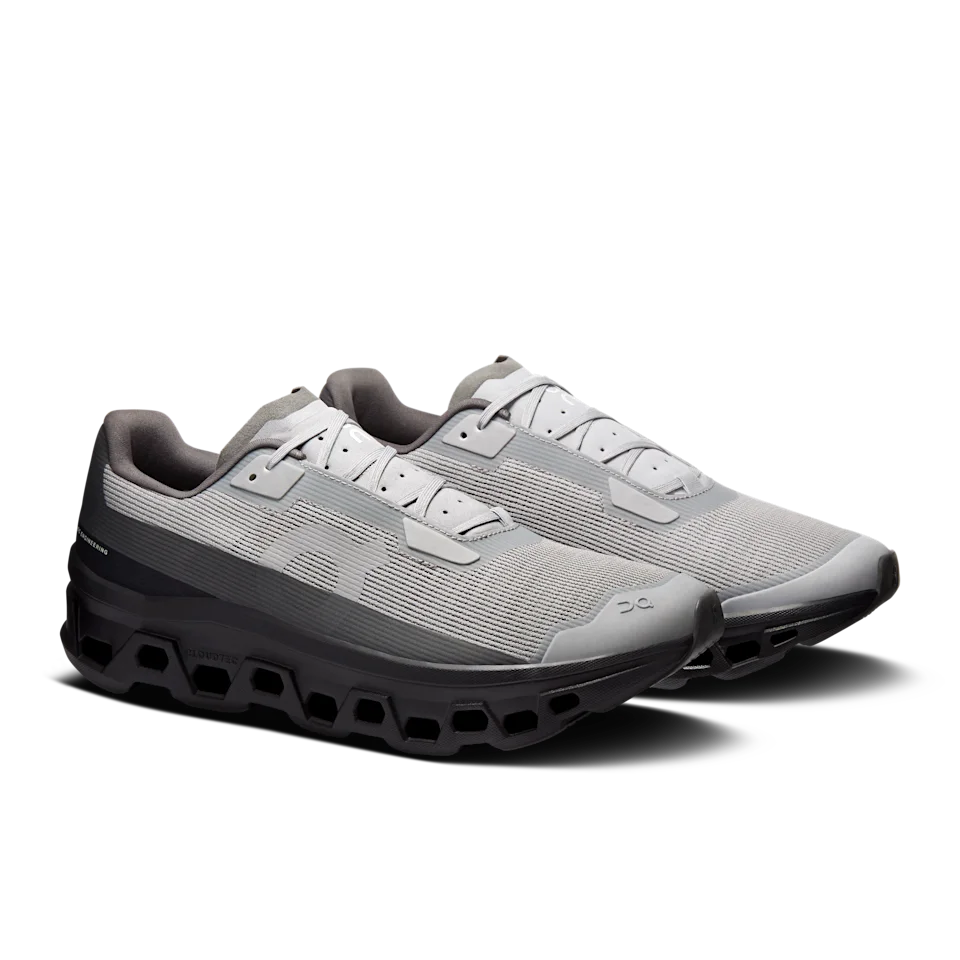 On Cloudmonster Void Alloy & Black Masculino