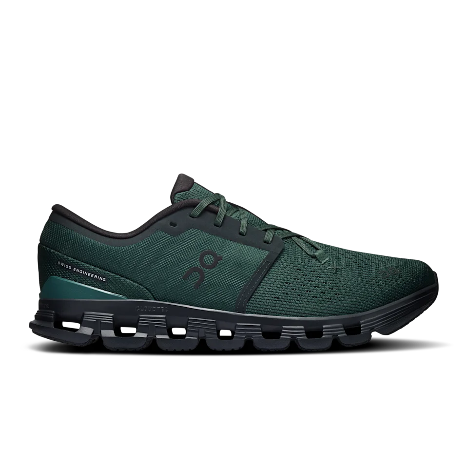 On Cloud X 4 Obsidian & Black Masculino