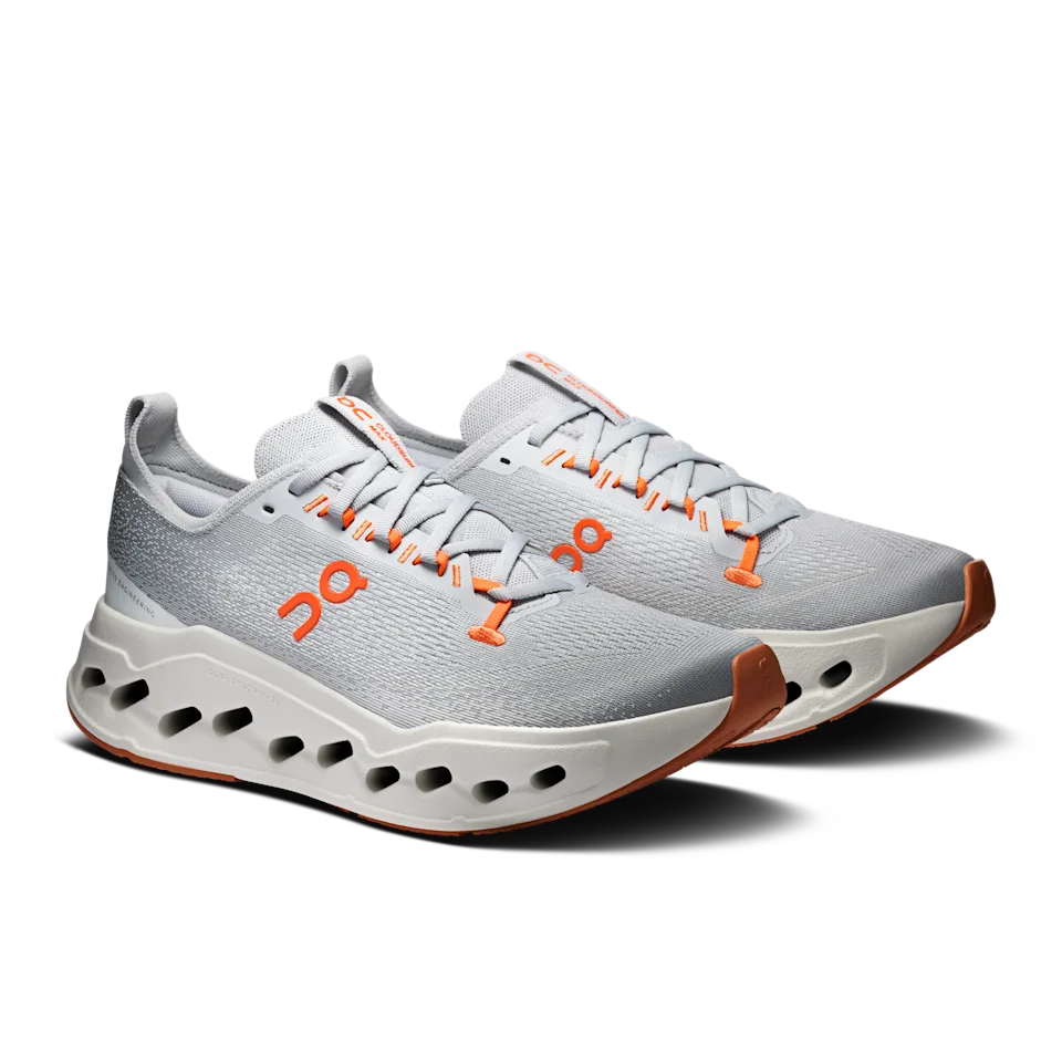 On Cloudsurfer Max Glacier & Flame Masculino