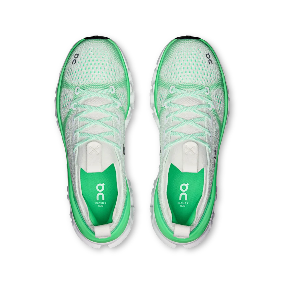 On Cloud X Tempo Ivory & Verdite Masculino