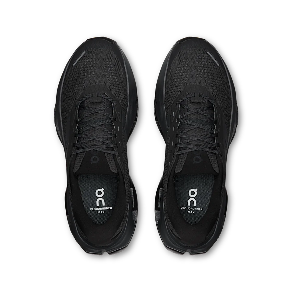 On Cloudrunner 3 Max Black & Black Masculino