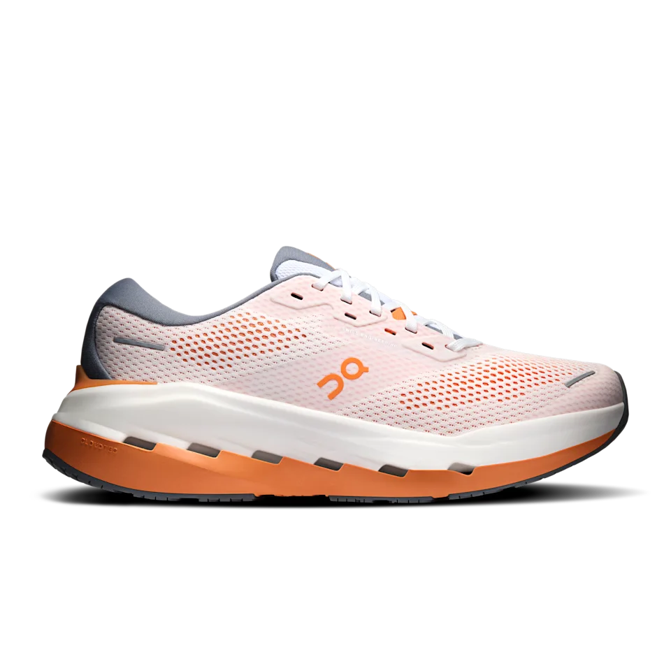 On Cloudrunner 3 Max White & Autumn Masculino – Corrida no dia a dia, corridas longas, passada estável