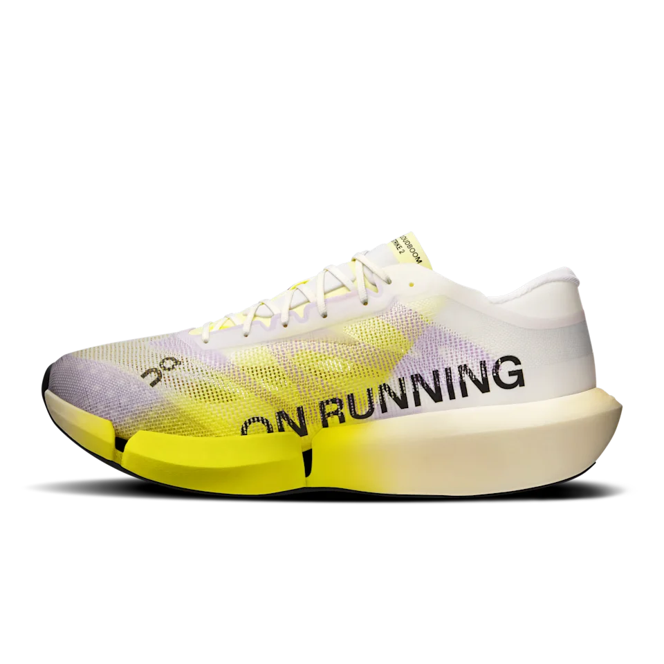 On Cloudboom Strike 2 White & Lime 
