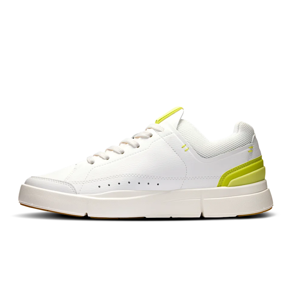 On THE ROGER Centre Court White & Limelight Feminino