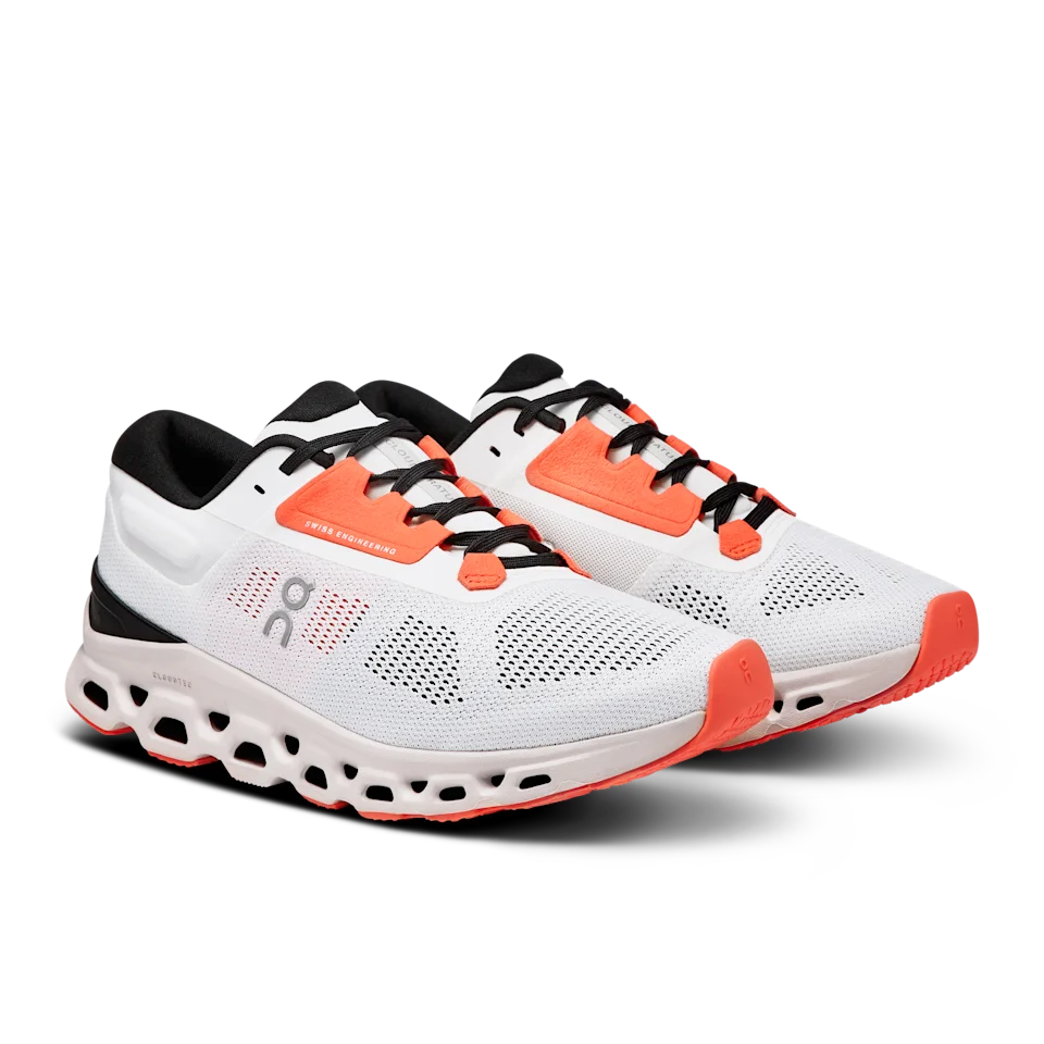 On Cloudstratus 3 White & Sand Feminino