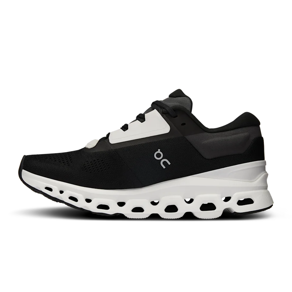 On Cloudstratus 3 Black & Frost Feminino
