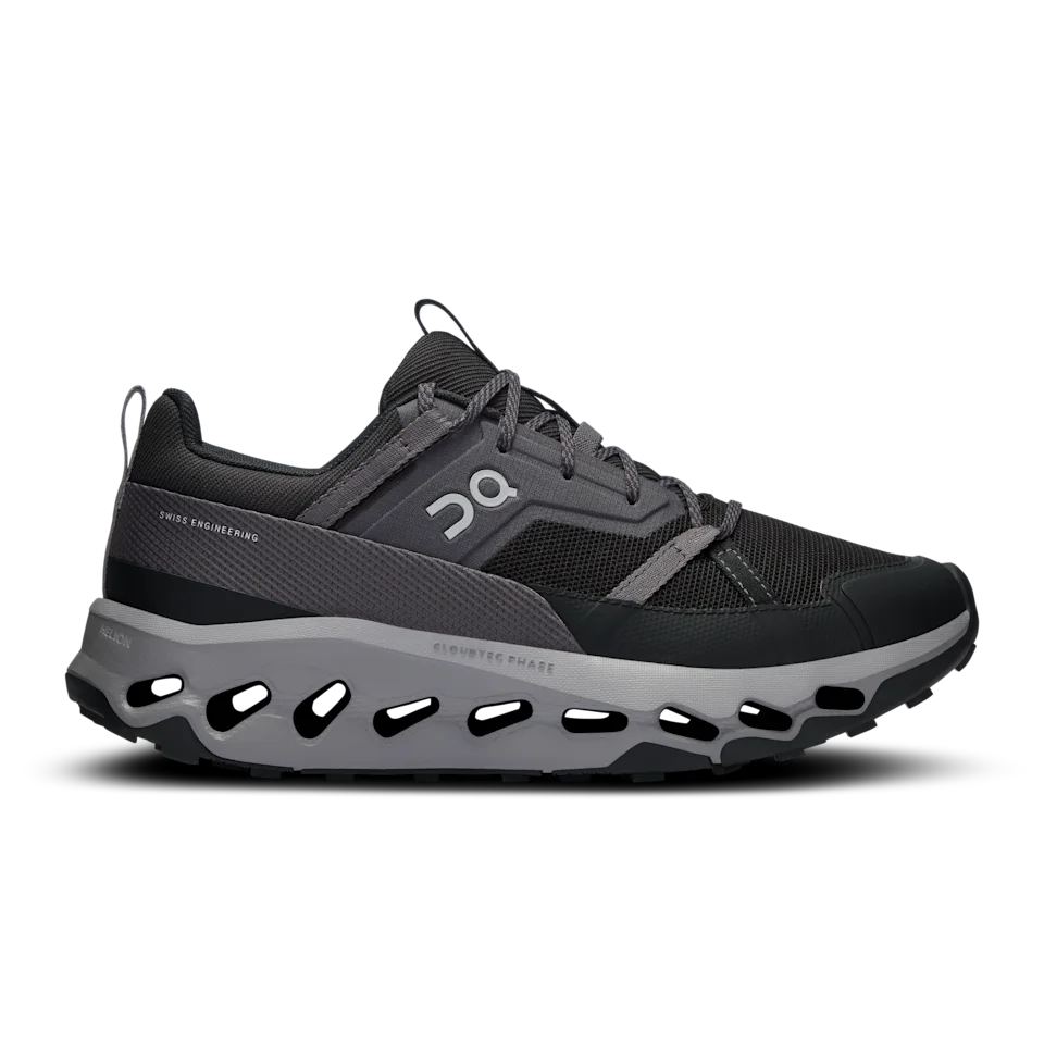 On Cloudhorizon Black & Alloy Feminino – Caminhadas, CloudTec Phase™, Terrenos moderados