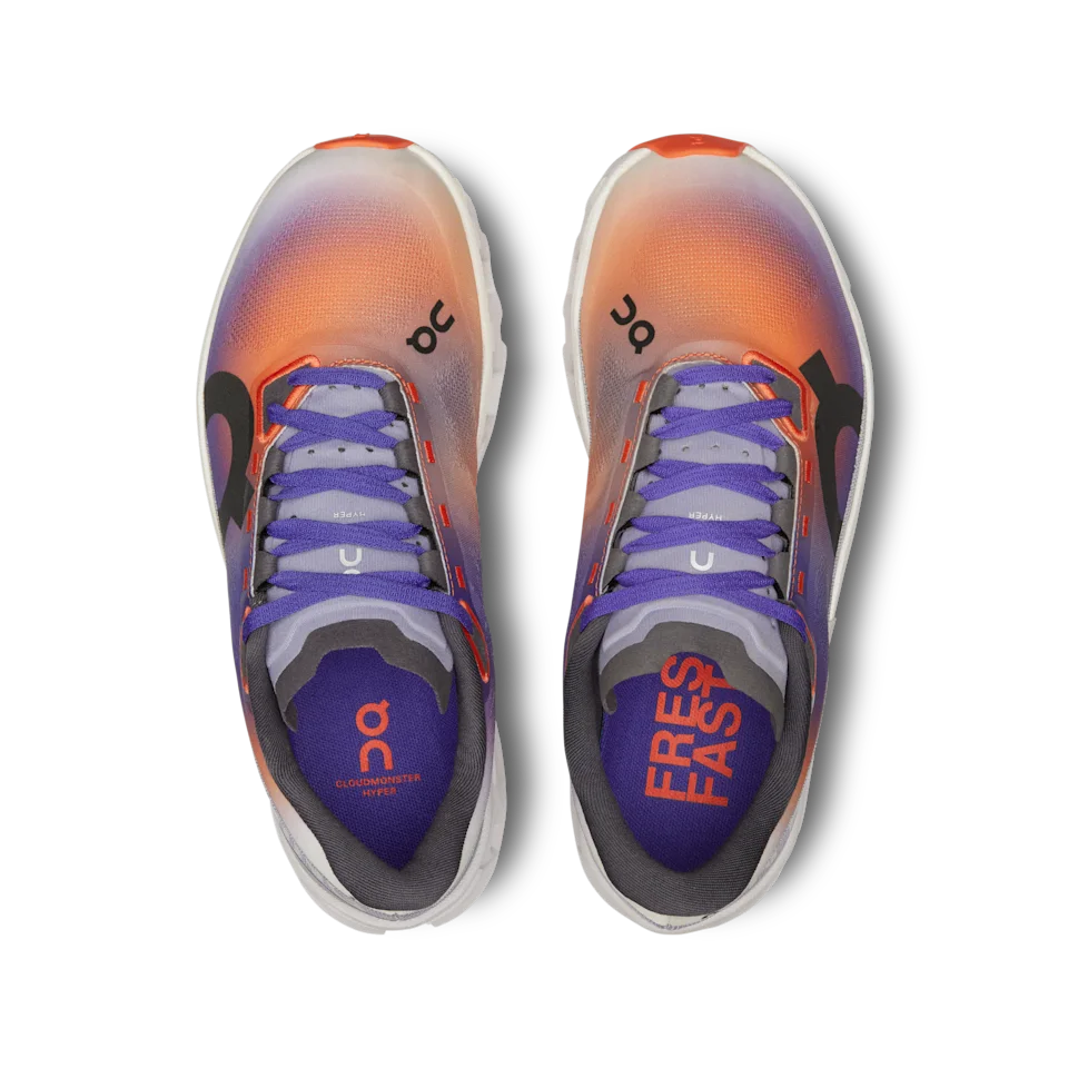 On Cloudmonster Hyper Flame & Frost Feminino