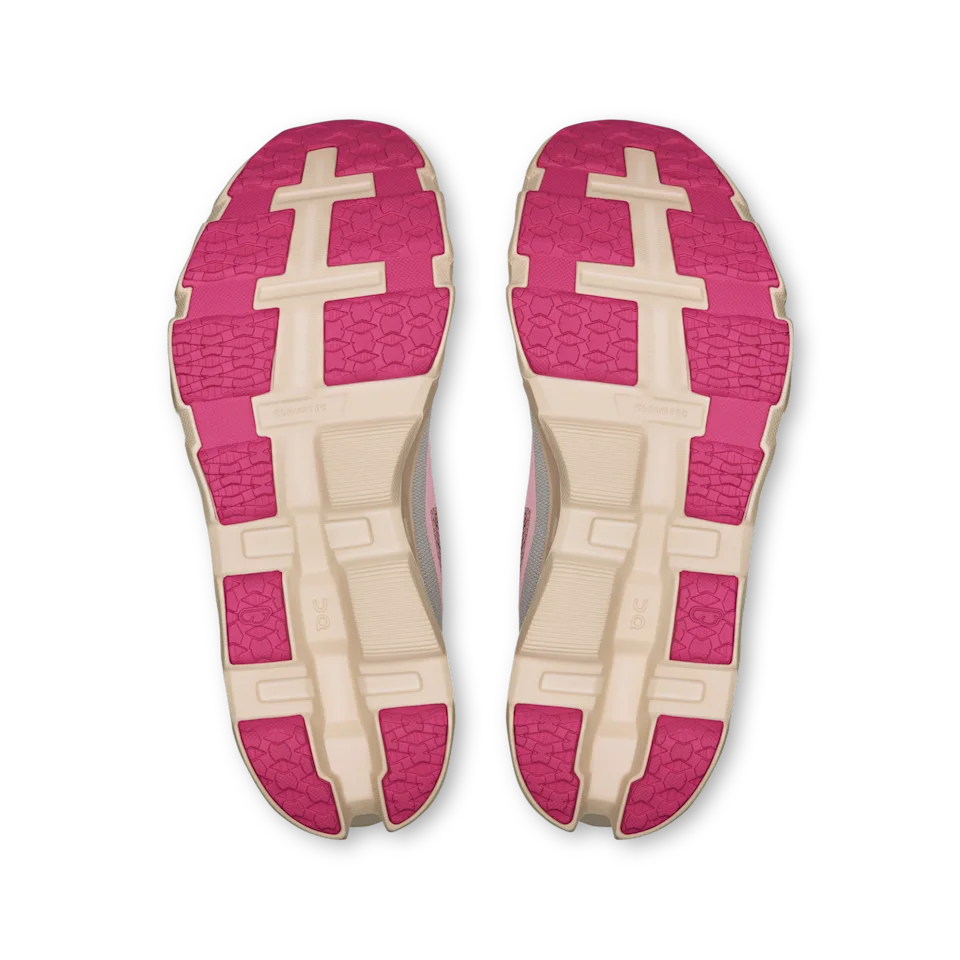 On Cloudmonster Hyper Red & Cream Feminino