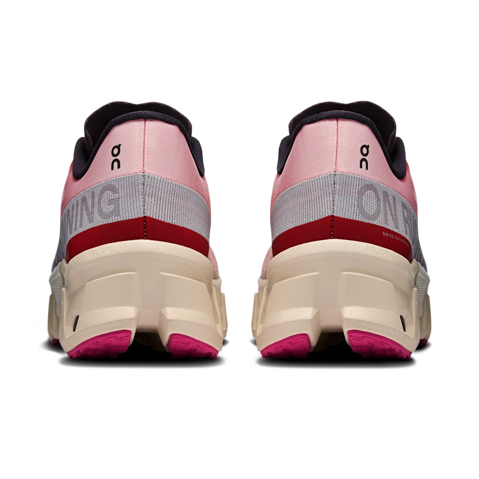 On Cloudmonster Hyper Red & Cream Feminino