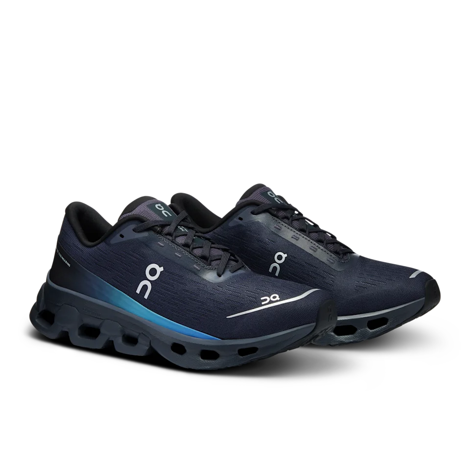 On Cloudspark Black & Blueberry Feminino