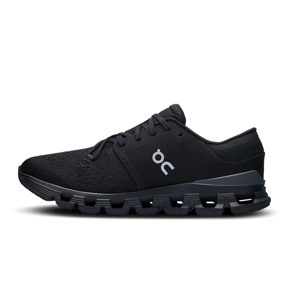 On Cloud X 4 Black & Eclipse Feminino