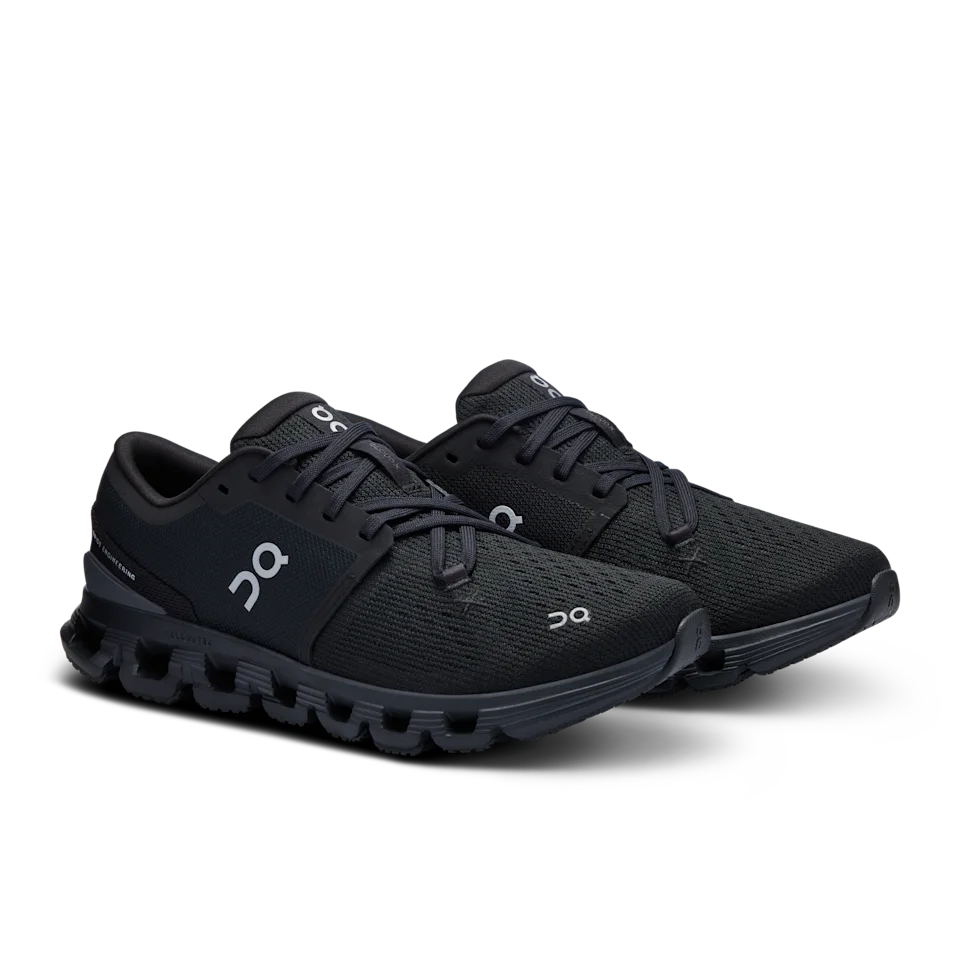 On Cloud X 4 Black & Eclipse Feminino