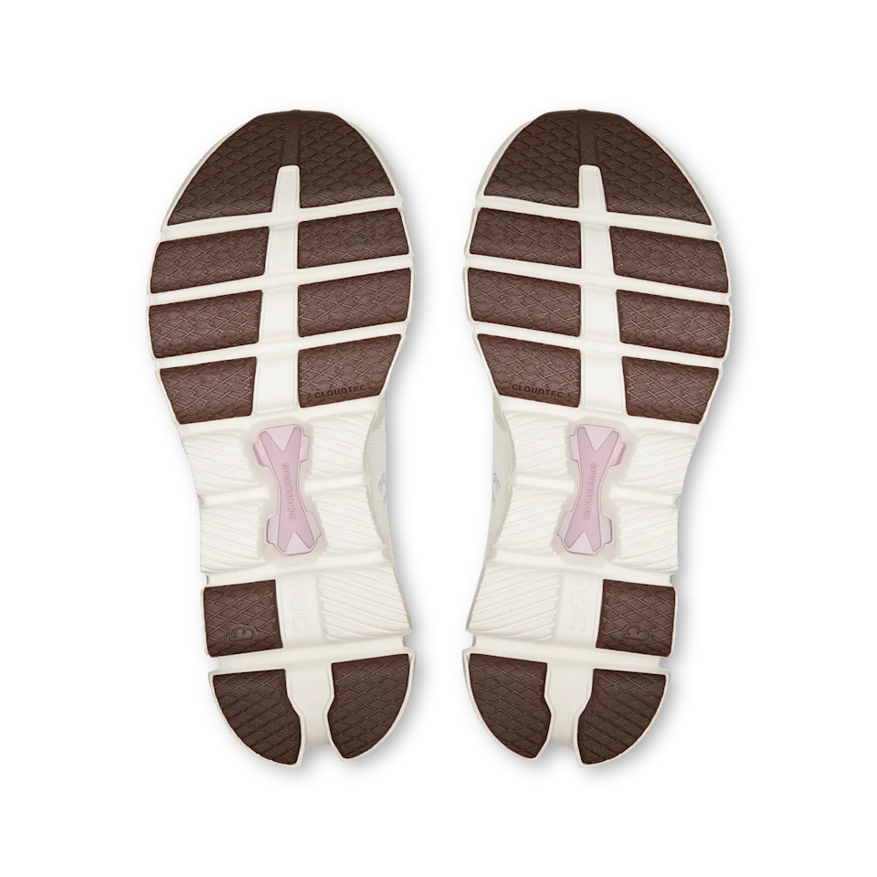 On Cloud X 4 Ivory & Heron Feminino