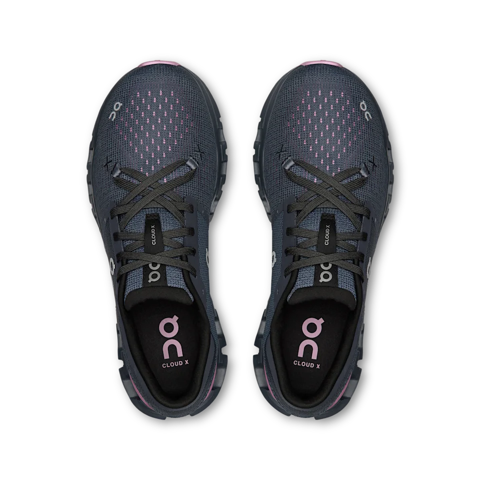 On Cloud X 4 Navy & Sakura Feminino