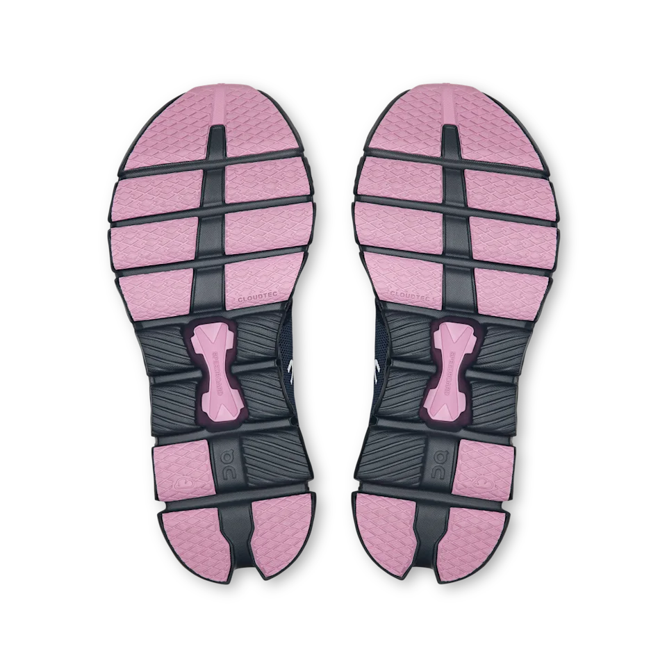On Cloud X 4 Navy & Sakura Feminino