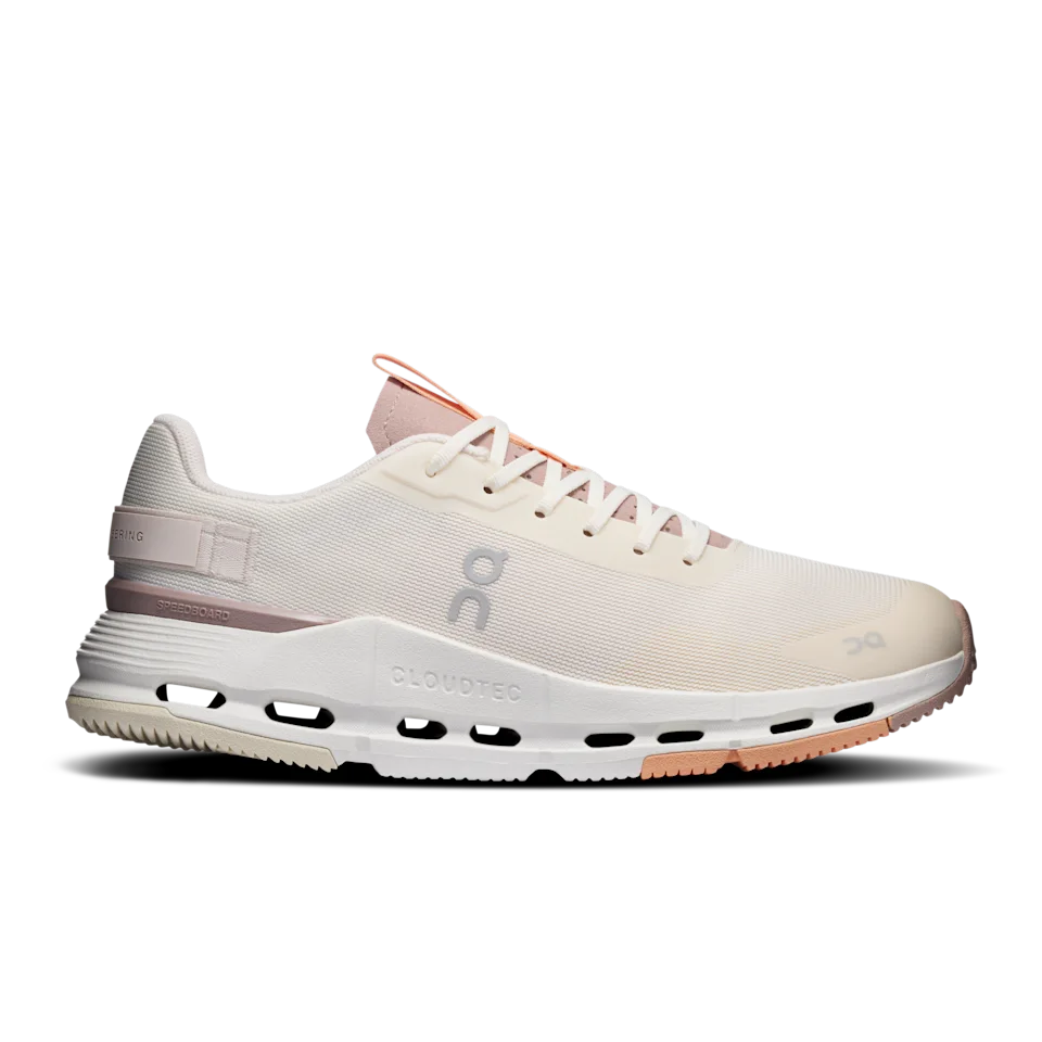On Cloudnova Form 2 Oyster & Ivory Feminino – Uso diário, Exploração urbana, Lifestyle