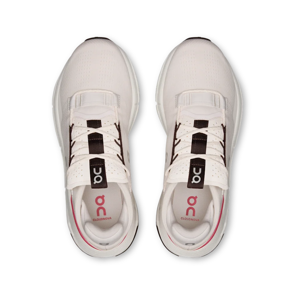 On Cloudnova 2 Oyster & Ivory Feminino