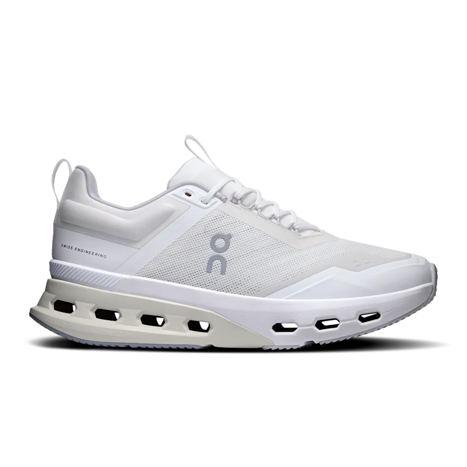 On Cloudnova X White & Glacier Feminino