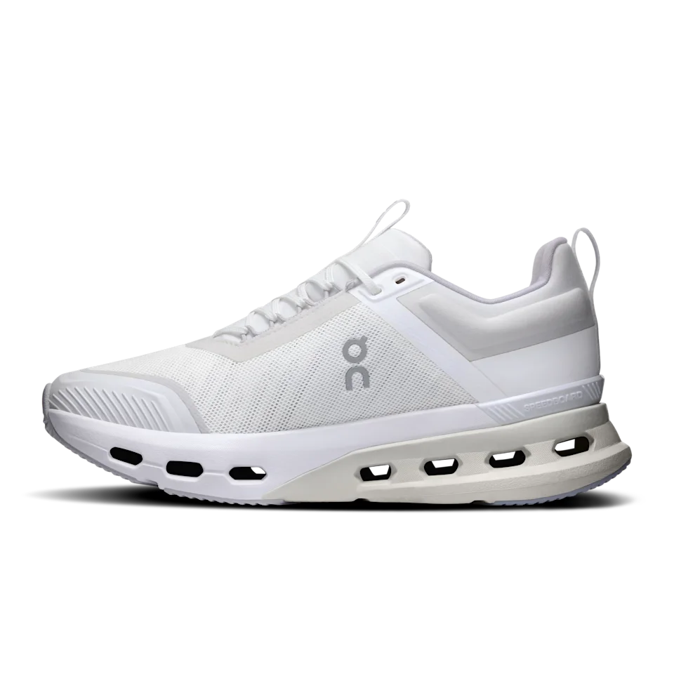 On Cloudnova X White & Glacier Feminino