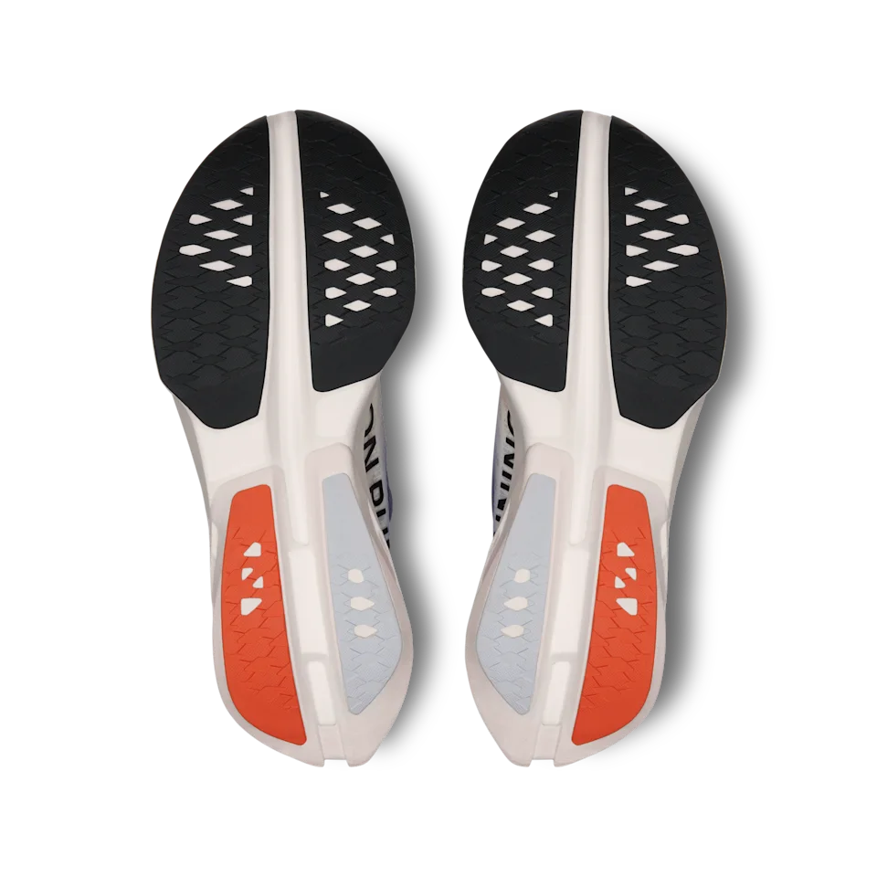 On Cloudboom Strike White & Flame Feminino