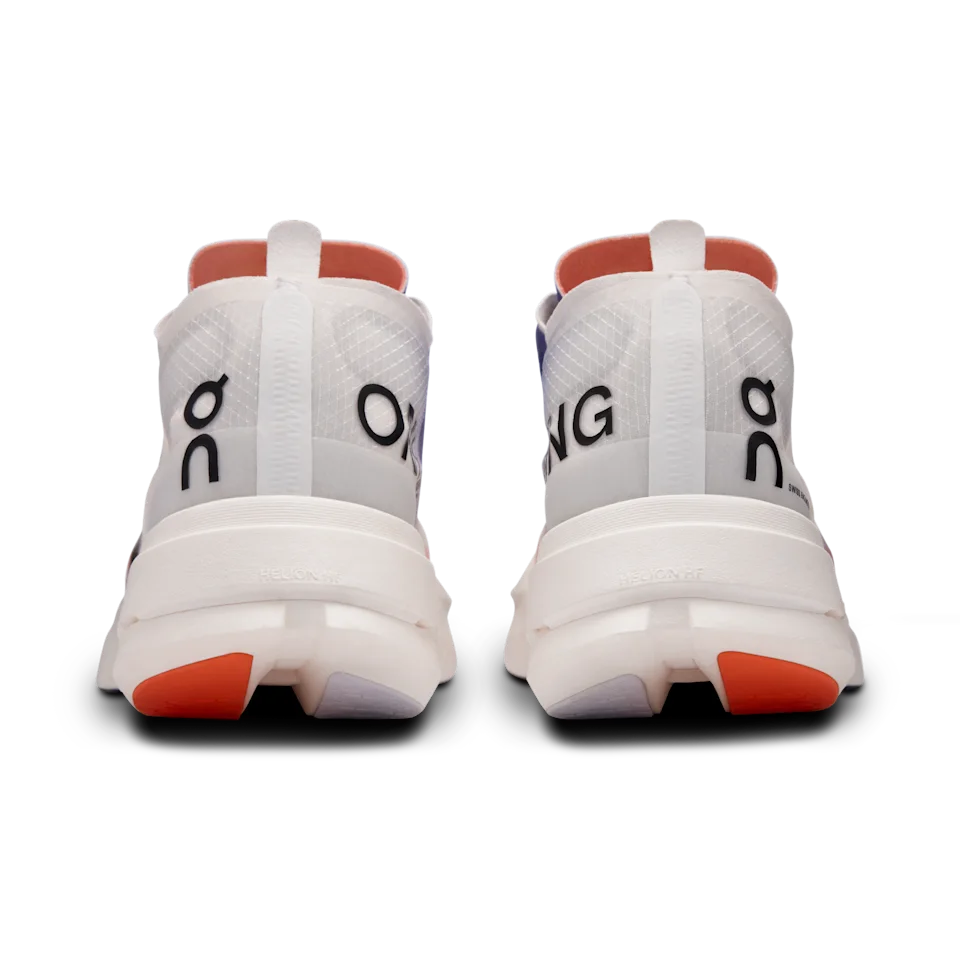 On Cloudboom Strike White & Flame Feminino