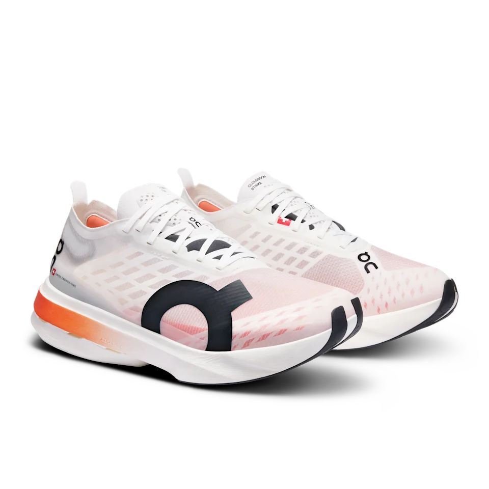 On Cloudboom Strike White & Black Feminino