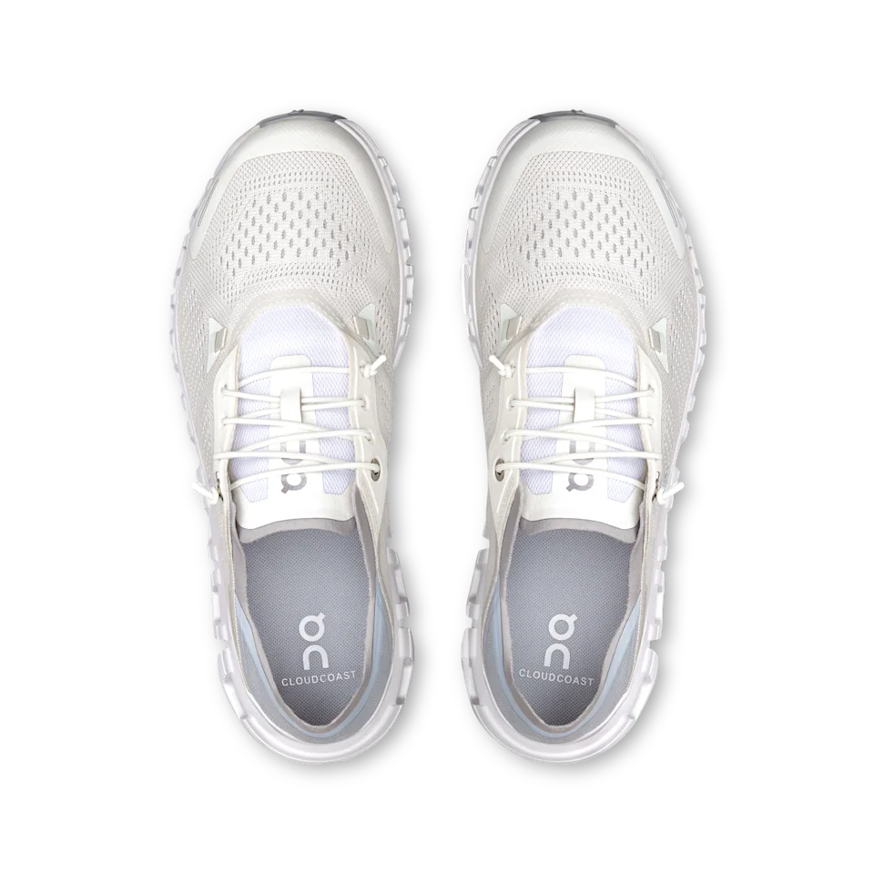 On Cloud 6 Coast White & Glacier Feminino