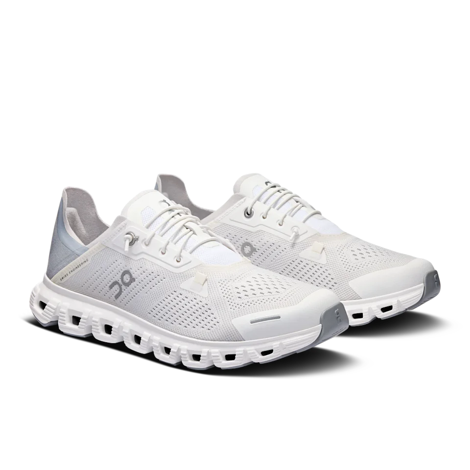 On Cloud 6 Coast White & Glacier Feminino