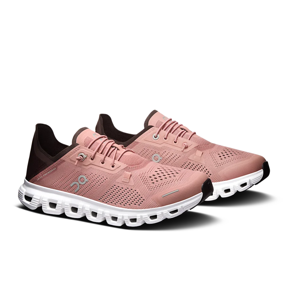 On Cloud 6 Coast Dustrose & Ox Feminino