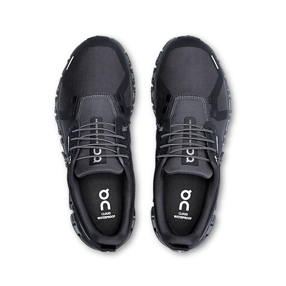 On Cloud 6 Waterproof Black & Black Feminino