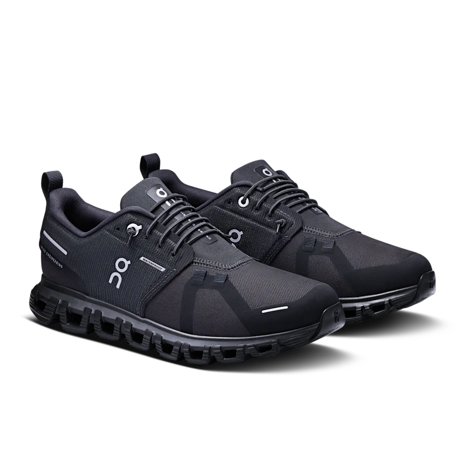 On Cloud 6 Waterproof Black & Black Feminino