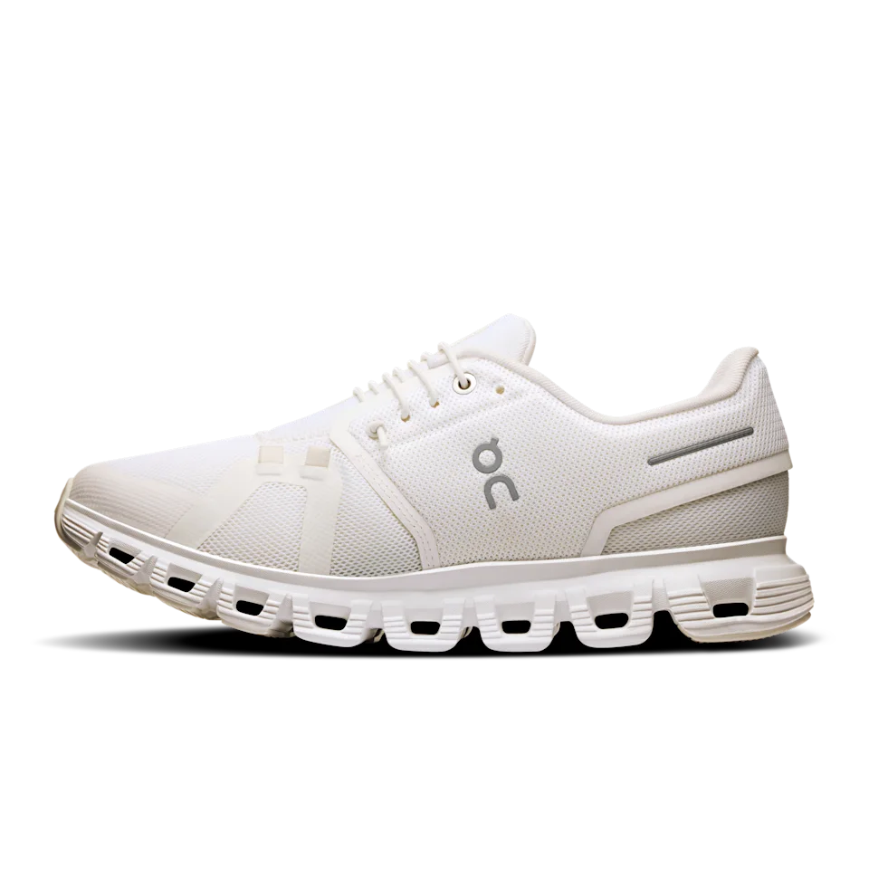 On Cloud 6 White & White Feminino