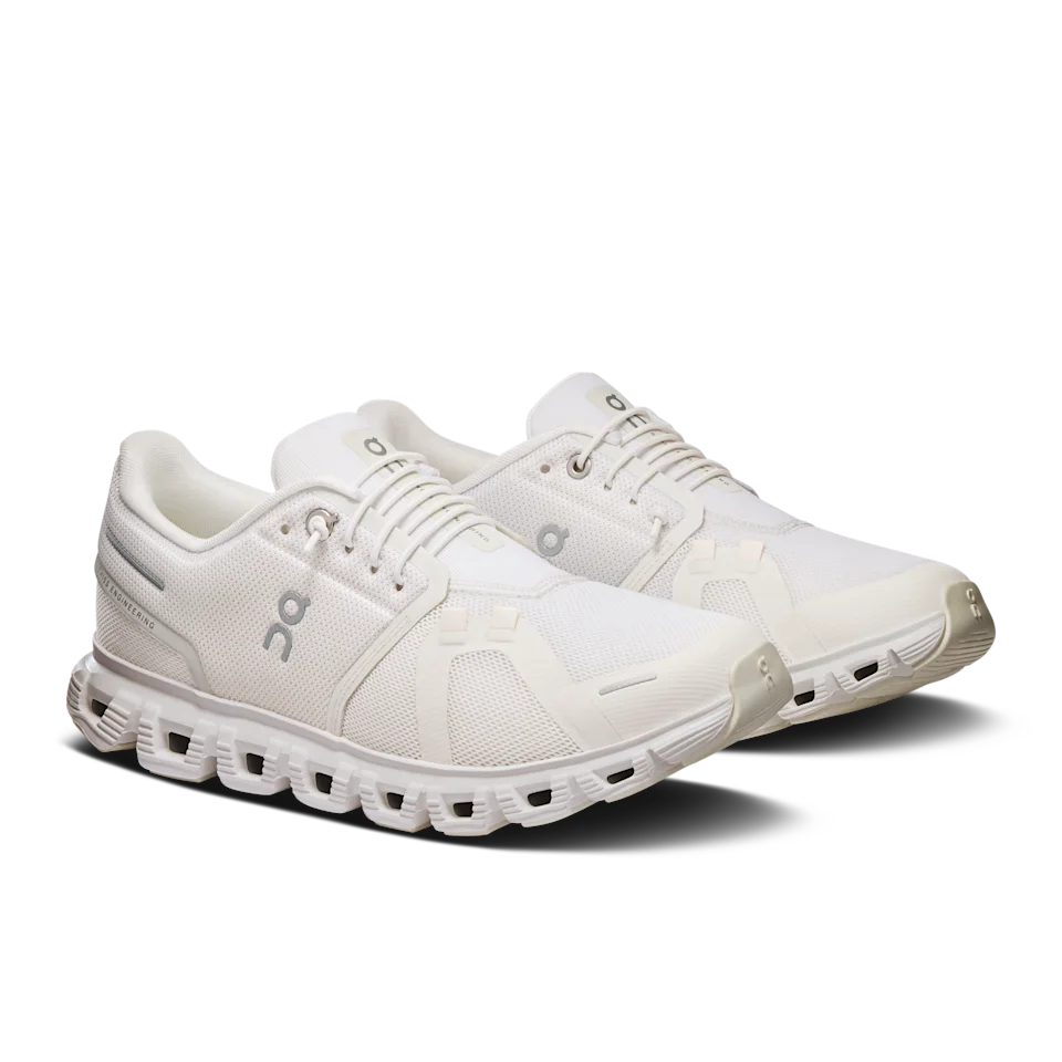On Cloud 6 White & White Feminino
