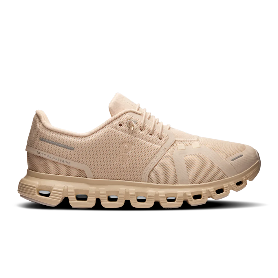On Cloud 6 Sand & Sand Feminino