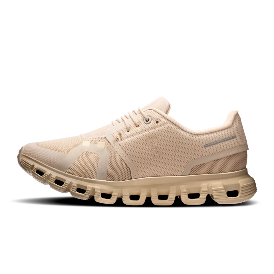 On Cloud 6 Sand & Sand Feminino