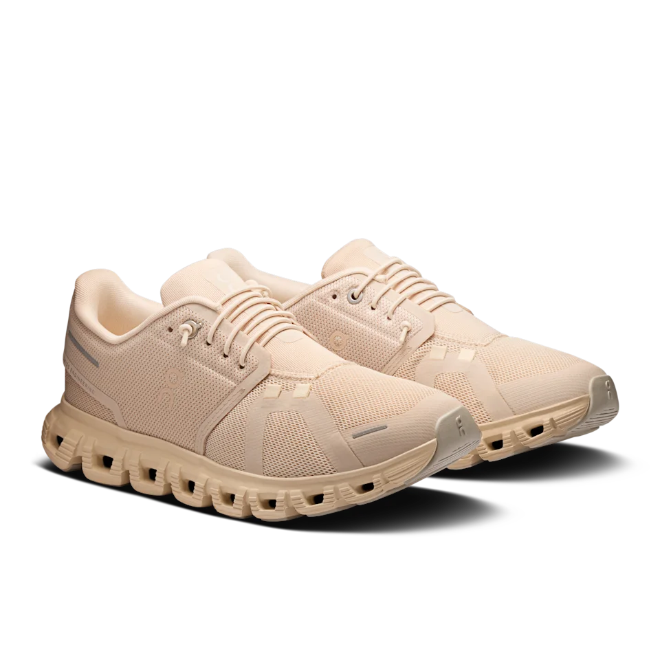 On Cloud 6 Sand & Sand Feminino